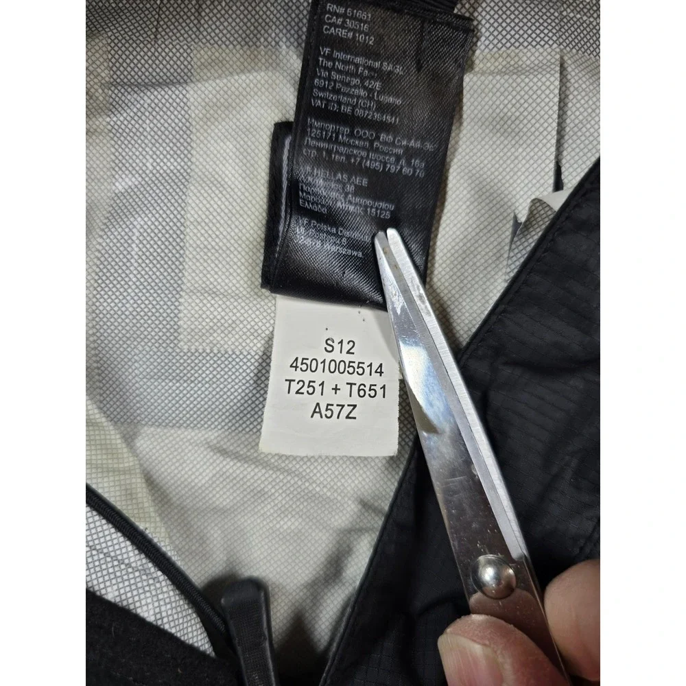 The North Face HyVent 2.5L Jacket Mens 3XL Black Nylon Rain Wind Shell